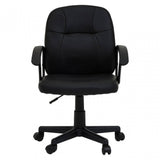 Brent Black Small Home Office Chair
