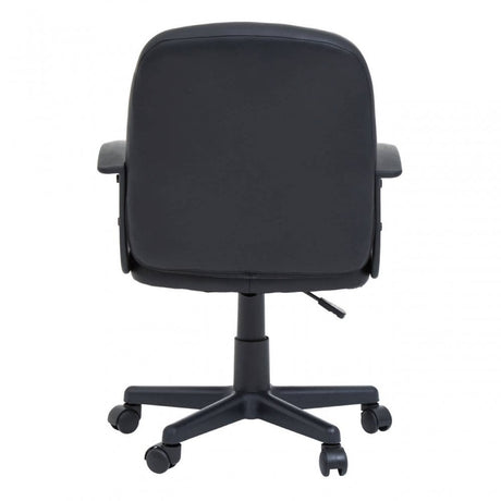 Brent Black Small Home Office Chair