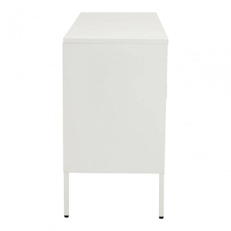 Acier Three Door White Sideboard