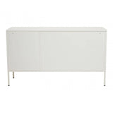 Acier Three Door White Sideboard