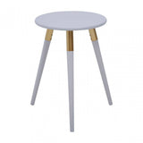 Nostra Light Grey Side Table