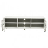 Acier Two Door White Media Unit
