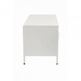 Acier Two Door White Media Unit