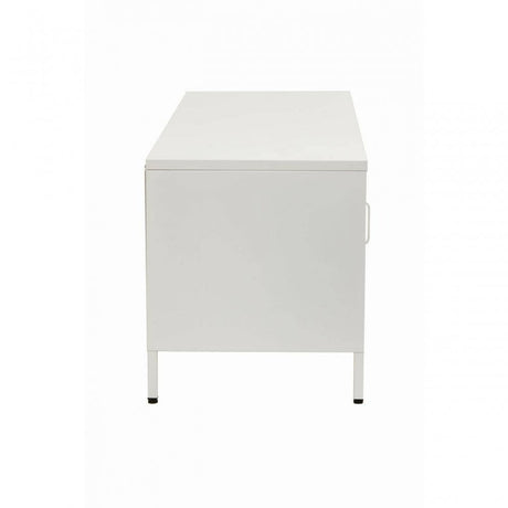 Acier Two Door White Media Unit