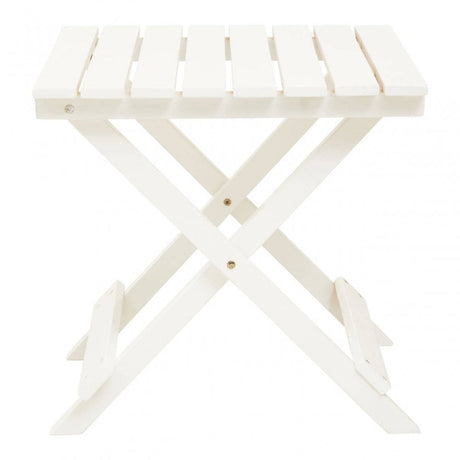 Beauport White Folding Table