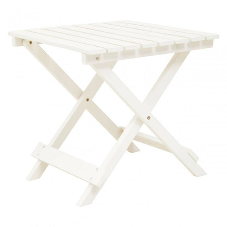 Beauport White Folding Table