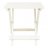 Beauport White Folding Table