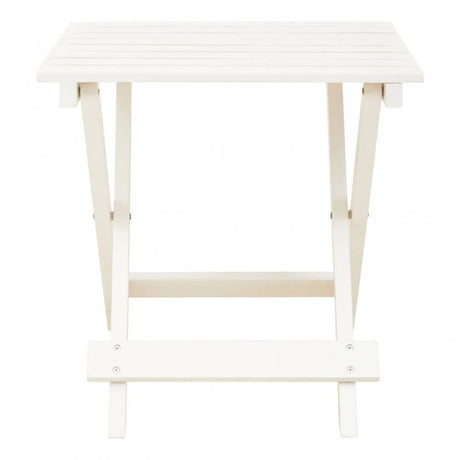 Beauport White Folding Table