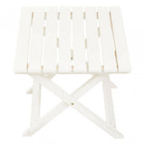 Beauport White Folding Table