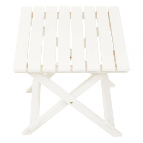 Beauport White Folding Table