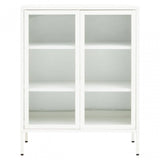 Acier Two Door White  Cabinet