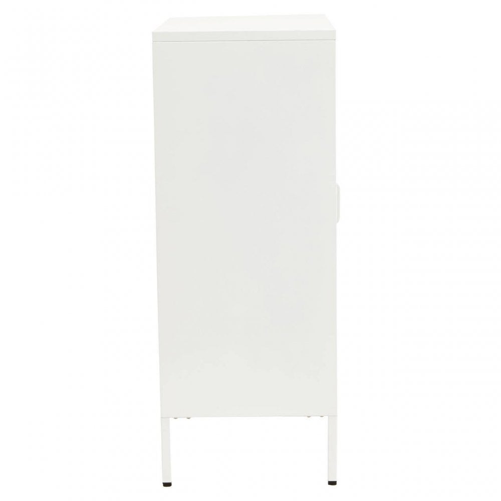 Acier Two Door White  Cabinet