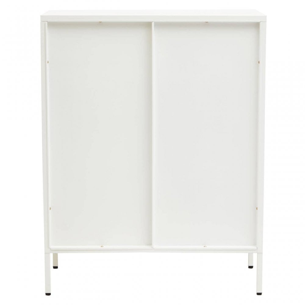 Acier Two Door White  Cabinet