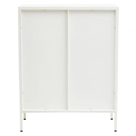 Acier Two Door White  Cabinet