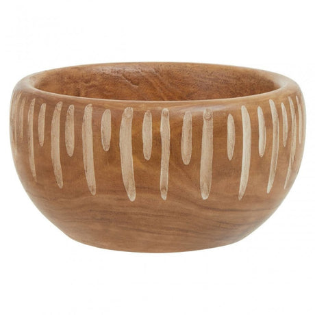 Arlo Small Brown And Natural Round Planter
