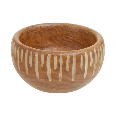 Arlo Small Brown And Natural Round Planter