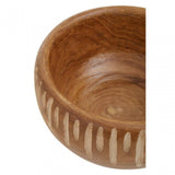 Arlo Small Brown And Natural Round Planter
