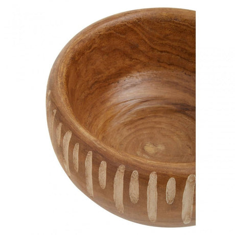 Arlo Small Brown And Natural Round Planter