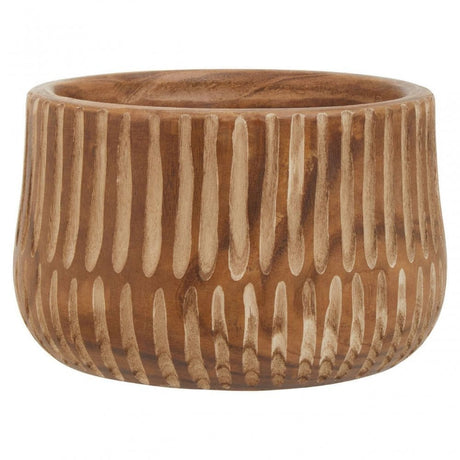 Arlo Large Brown And Natural Planter