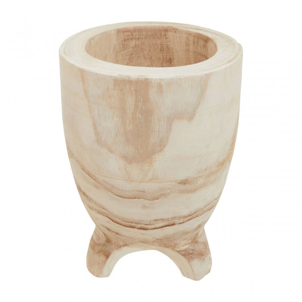 Arlo Large Natural Wooden Planter