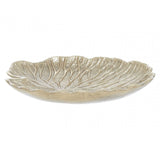 Salma Small Gold Finish Lotus Leaf Plate