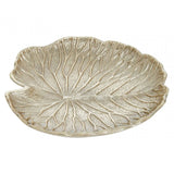 Salma Small Gold Finish Lotus Leaf Plate