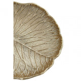 Salma Small Gold Finish Lotus Leaf Plate
