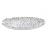Salma Large Silver Lotus Leaf Plate