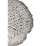Salma Large Silver Lotus Leaf Plate