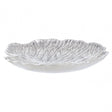 Salma Small Silver Lotus Leaf Plate