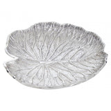 Salma Small Silver Lotus Leaf Plate