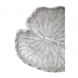 Salma Small Silver Lotus Leaf Plate