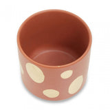 Yuri Small Terracotta Gold Spotted Planter