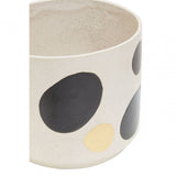 Yuri White And Gold Spotted Planter