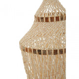 Palu Natural White And Amber Pendant