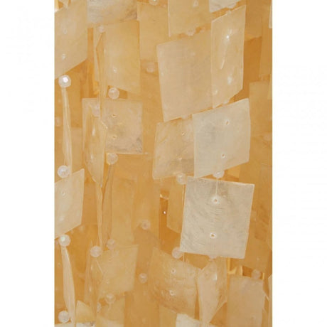 Palu Natural And Gold Shade Pendant