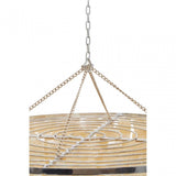 Palu Natural And Gold Shade Pendant