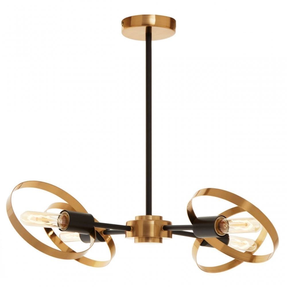 Trieste Four Bulb Ring Pendant Light