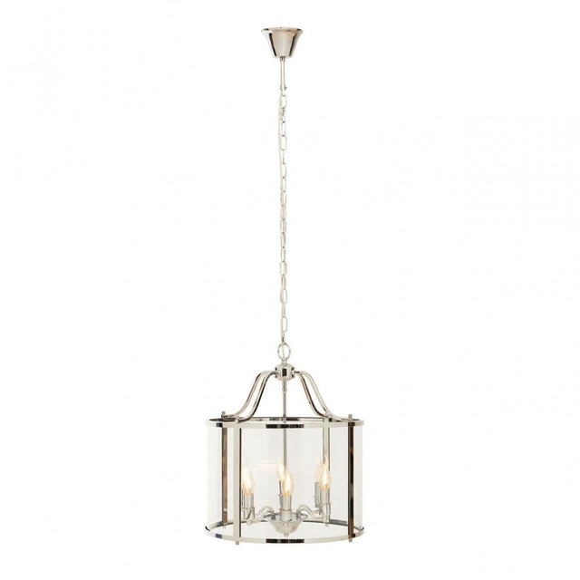 Hampstead 6 Bulb Chrome Pendant Light