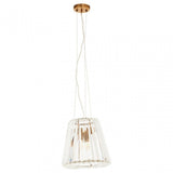 Fifty Five South 3 Bulb Bronze Pendant Light
