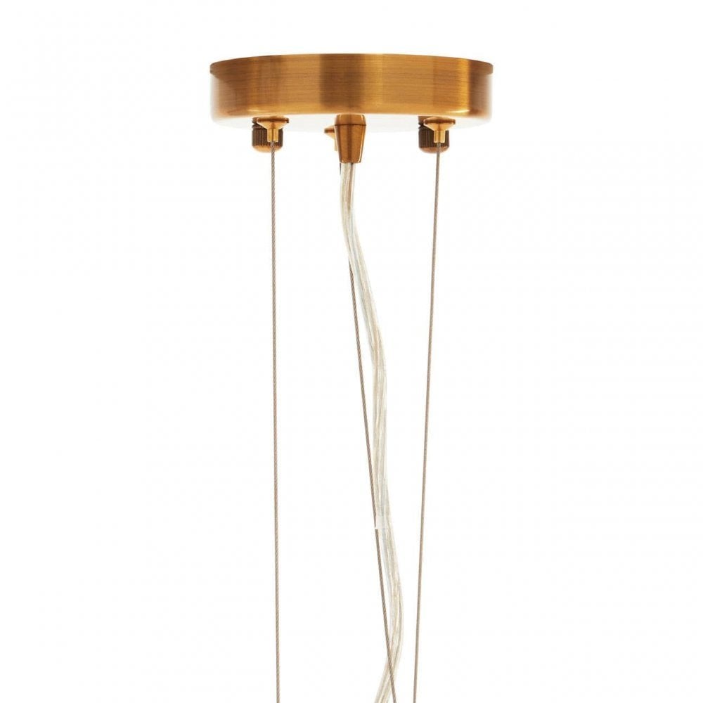 Fifty Five South 3 Bulb Bronze Pendant Light