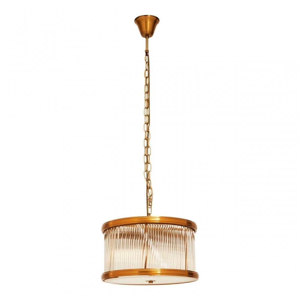Fifty Five South 5 Bulb Bronze Pendant Light