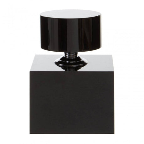 Carrie Black Finish Large Crystal Bottle