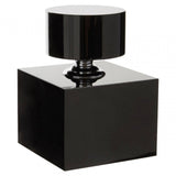 Carrie Black Finish Large Crystal Bottle