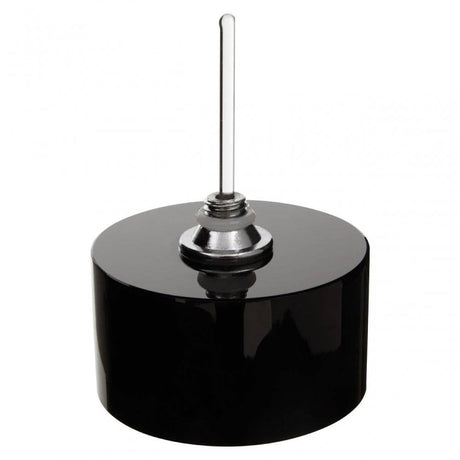 Carrie Black Finish Large Crystal Bottle