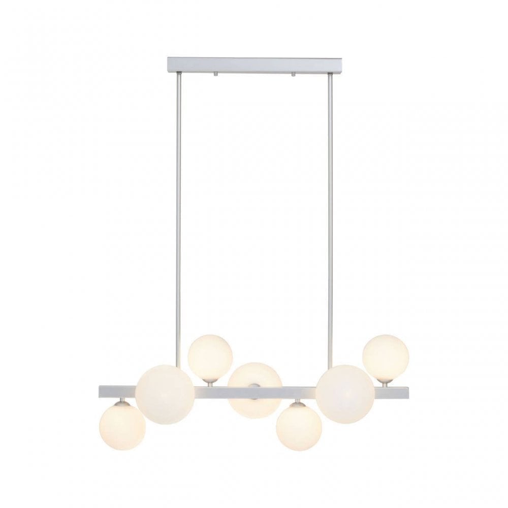 Abira Chrome 7 Bulb Pendant Lamp