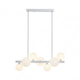 Abira Chrome 7 Bulb Pendant Lamp