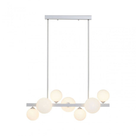Abira Chrome 7 Bulb Pendant Lamp