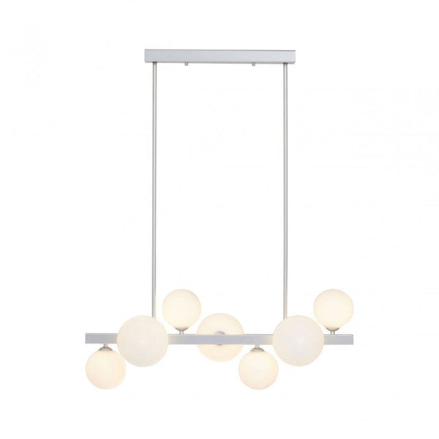 Abira Chrome 7 Bulb Pendant Lamp
