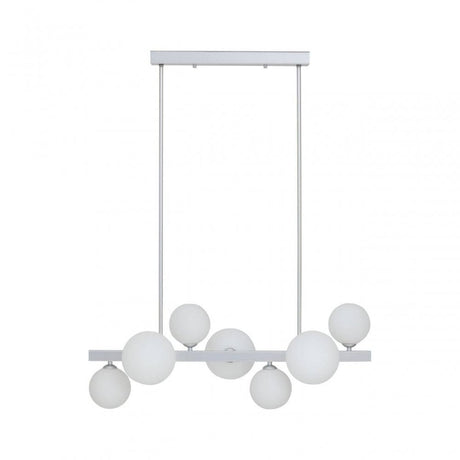 Abira Chrome 7 Bulb Pendant Lamp